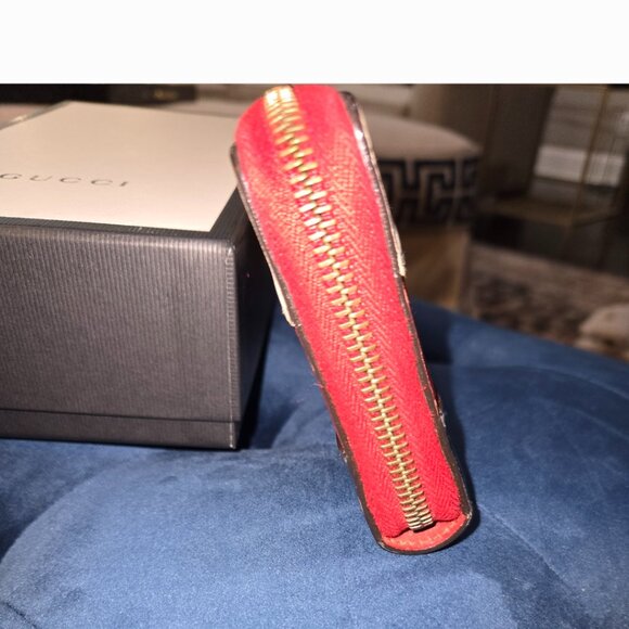 EUC Authentic Gucci Queen Margaret Zippy Leather Wallet - Picture 4 of 13
